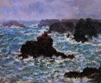 Monet, Claude Oscar - Belle-Ile, Rain Effect